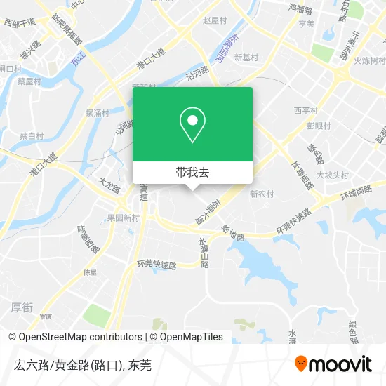 宏六路/黄金路(路口)地图