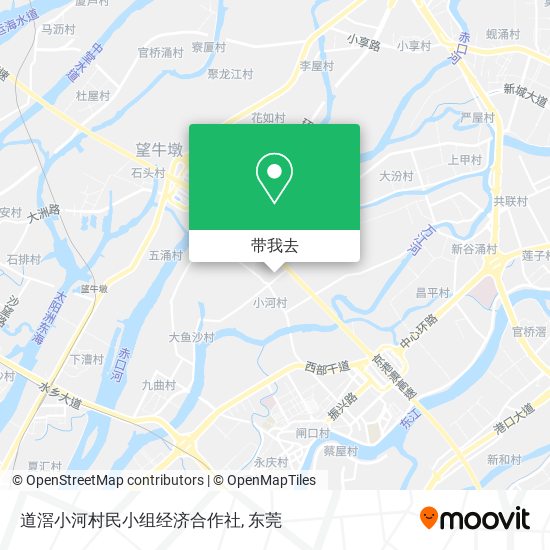 道滘小河村民小组经济合作社地图