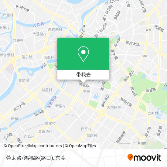 莞太路/鸿福路(路口)地图