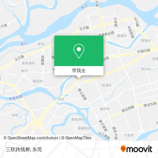 三联跨线桥地图