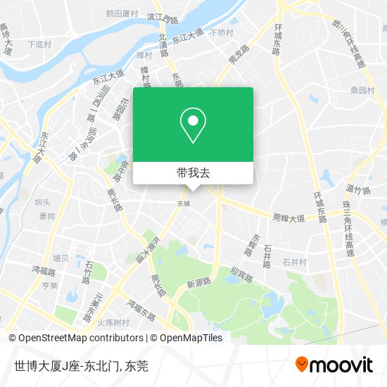 世博大厦J座-东北门地图