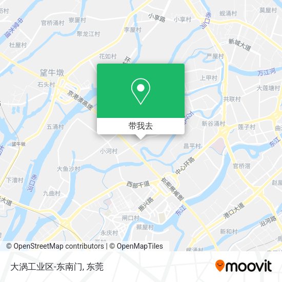大涡工业区-东南门地图