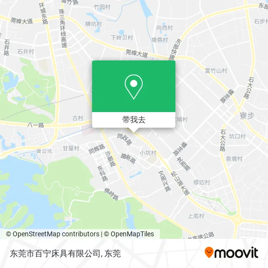 东莞市百宁床具有限公司地图