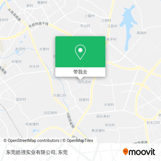 东莞皓强实业有限公司地图