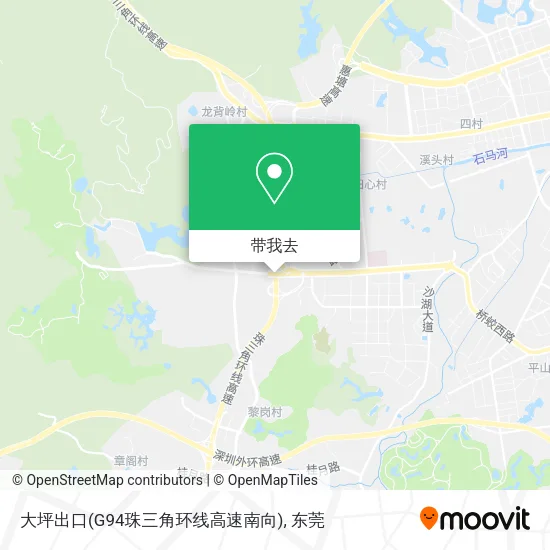 大坪出口(G94珠三角环线高速南向)地图