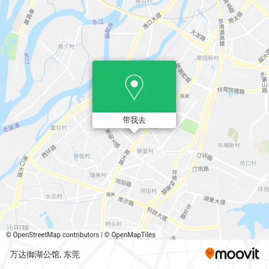 万达御湖公馆地图