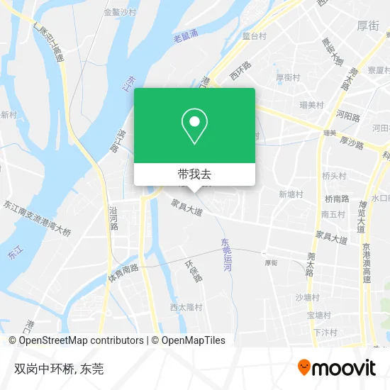 双岗中环桥地图