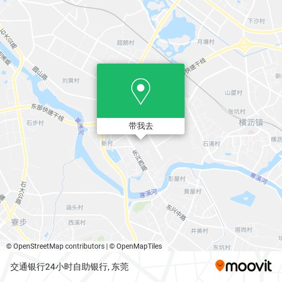 交通银行24小时自助银行地图