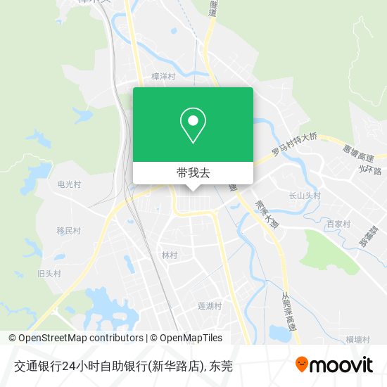 交通银行24小时自助银行(新华路店)地图