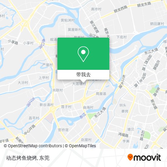 动态烤鱼烧烤地图