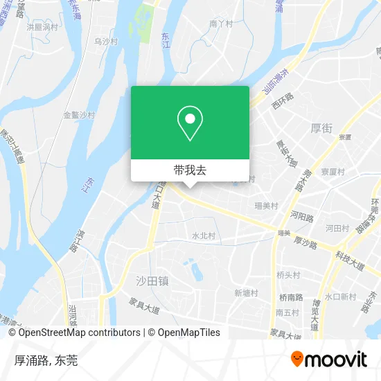 厚涌路地图