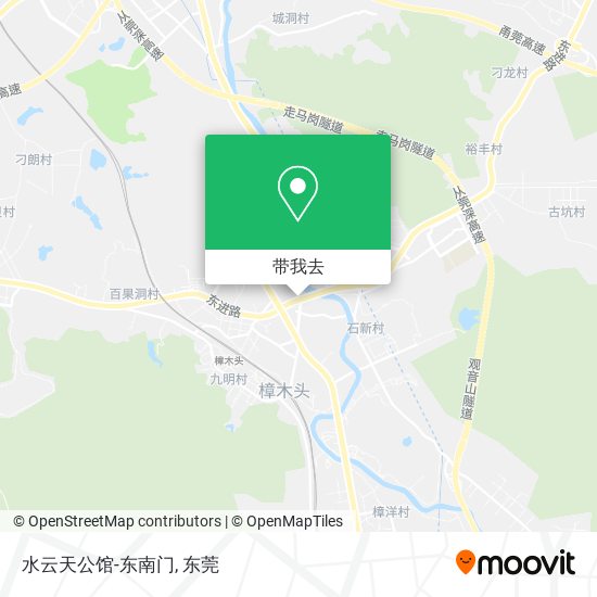 水云天公馆-东南门地图