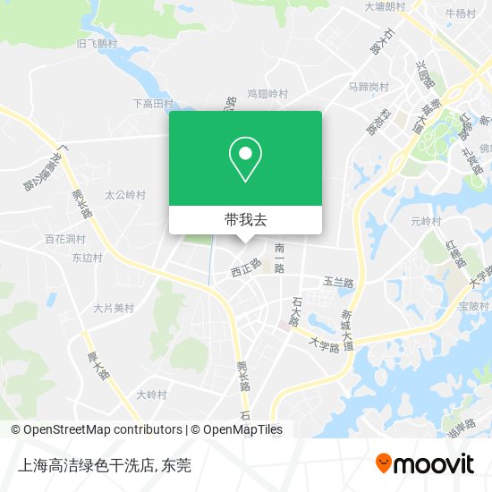 上海高洁绿色干洗店地图
