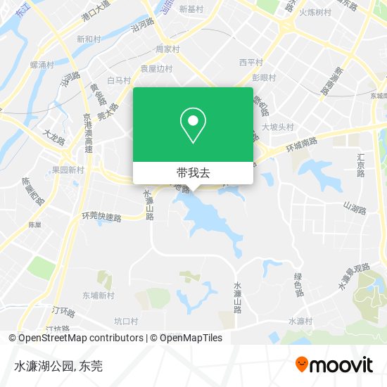 水濂湖公园地图
