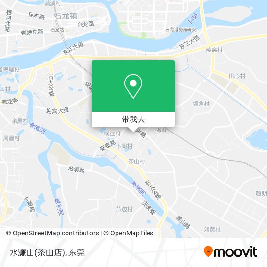 水濂山(茶山店)地图