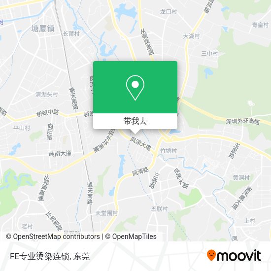 FE专业烫染连锁地图