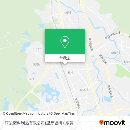 丽骏塑料制品有限公司(里牙塘街)地图