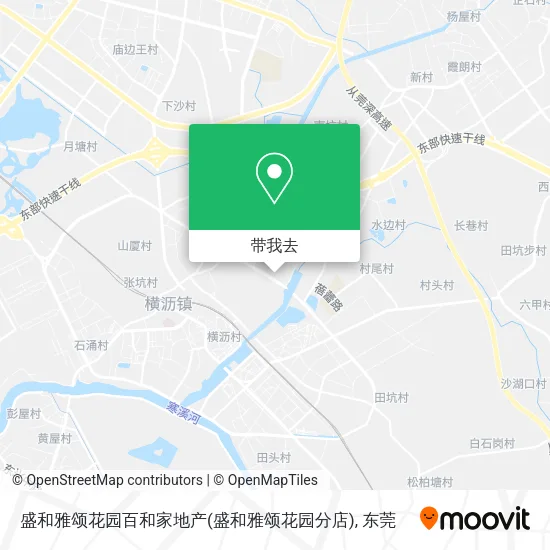 盛和雅颂花园百和家地产(盛和雅颂花园分店)地图