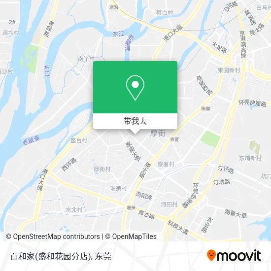 百和家(盛和花园分店)地图