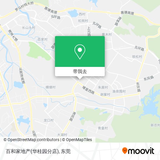 百和家地产(华桂园分店)地图