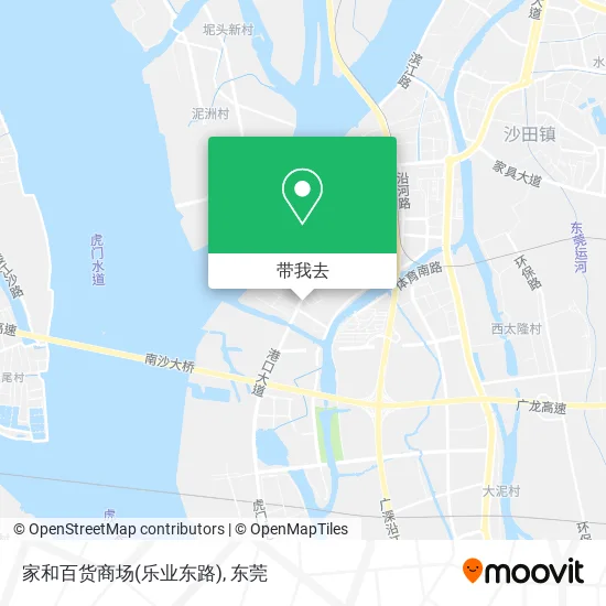 家和百货商场(乐业东路)地图
