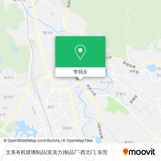 文美有机玻璃制品(亚克力)制品厂-西北门地图
