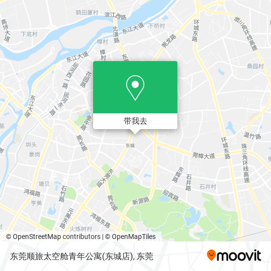 东莞顺旅太空舱青年公寓(东城店)地图