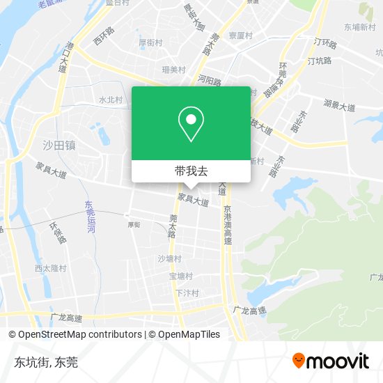 东坑街地图