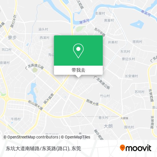 东坑大道南辅路/东英路(路口)地图