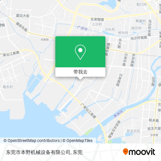 东莞市本野机械设备有限公司地图