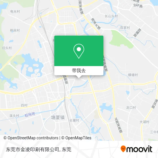 东莞市金凌印刷有限公司地图