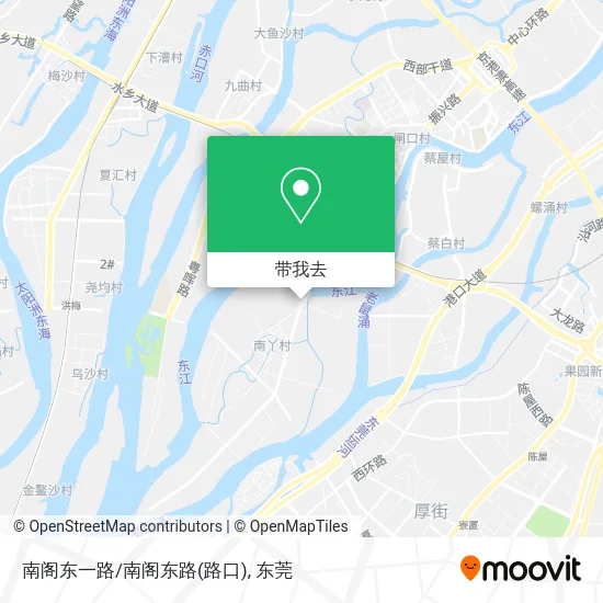 南阁东一路/南阁东路(路口)地图