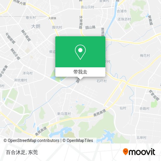 百合沐足地图