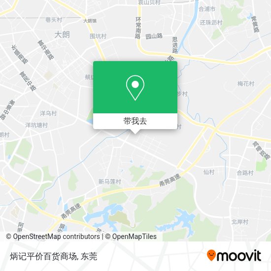 炳记平价百货商场地图
