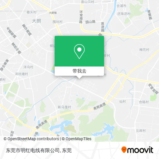 东莞市明红电线有限公司地图