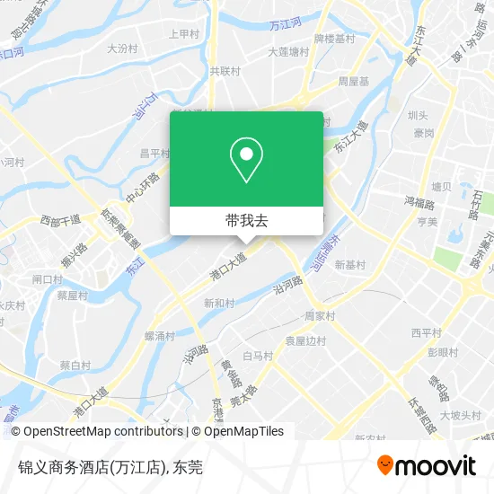 锦义商务酒店(万江店)地图