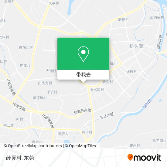岭厦村地图