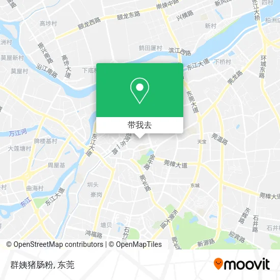 群姨猪肠粉地图