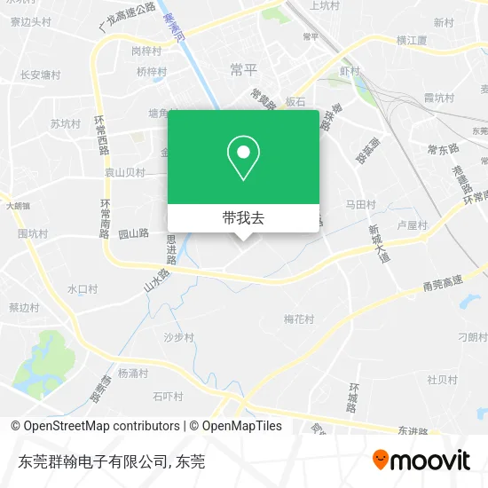 东莞群翰电子有限公司地图
