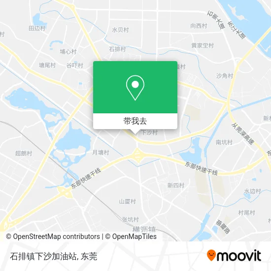 石排镇下沙加油站地图