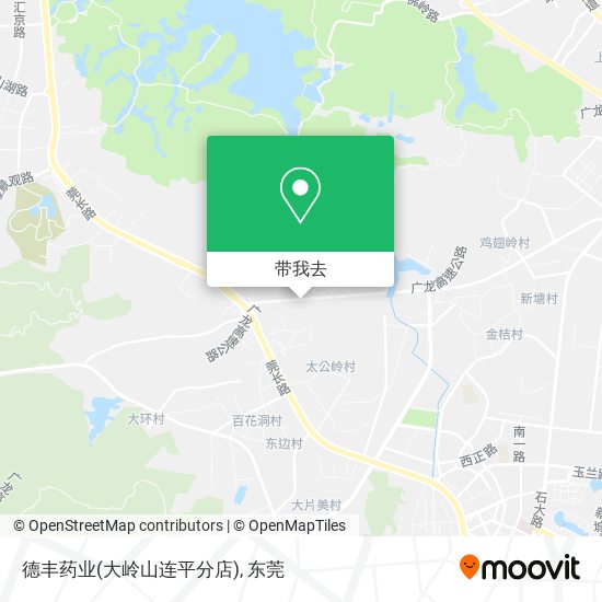 德丰药业(大岭山连平分店)地图