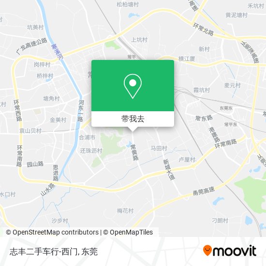 志丰二手车行-西门地图