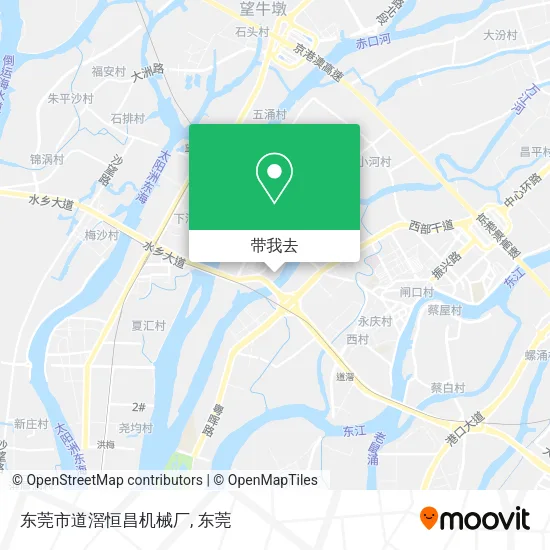 东莞市道滘恒昌机械厂地图