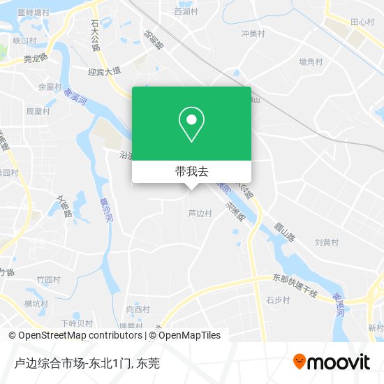 卢边综合市场-东北1门地图