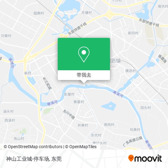 神山工业城-停车场地图