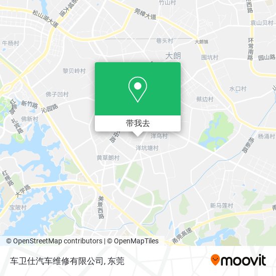 车卫仕汽车维修有限公司地图