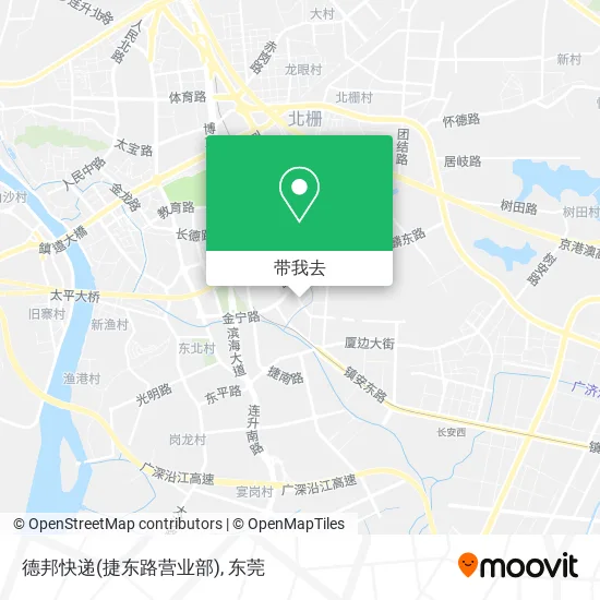 德邦快递(捷东路营业部)地图