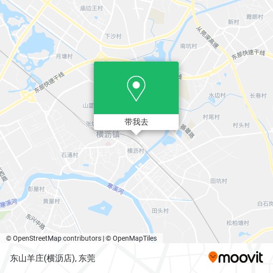东山羊庄(横沥店)地图