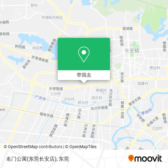 名门公寓(东莞长安店)地图
