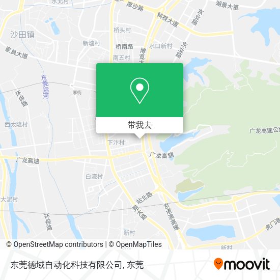 东莞德域自动化科技有限公司地图